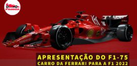 Ao vivo: assista à apresentação do F1-75, carro da Ferrari para a F1 2022