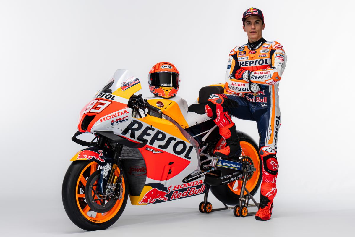Marc Márquez e Pol Espargaró (Honda) - Apresentação Honda MotoGP 2022