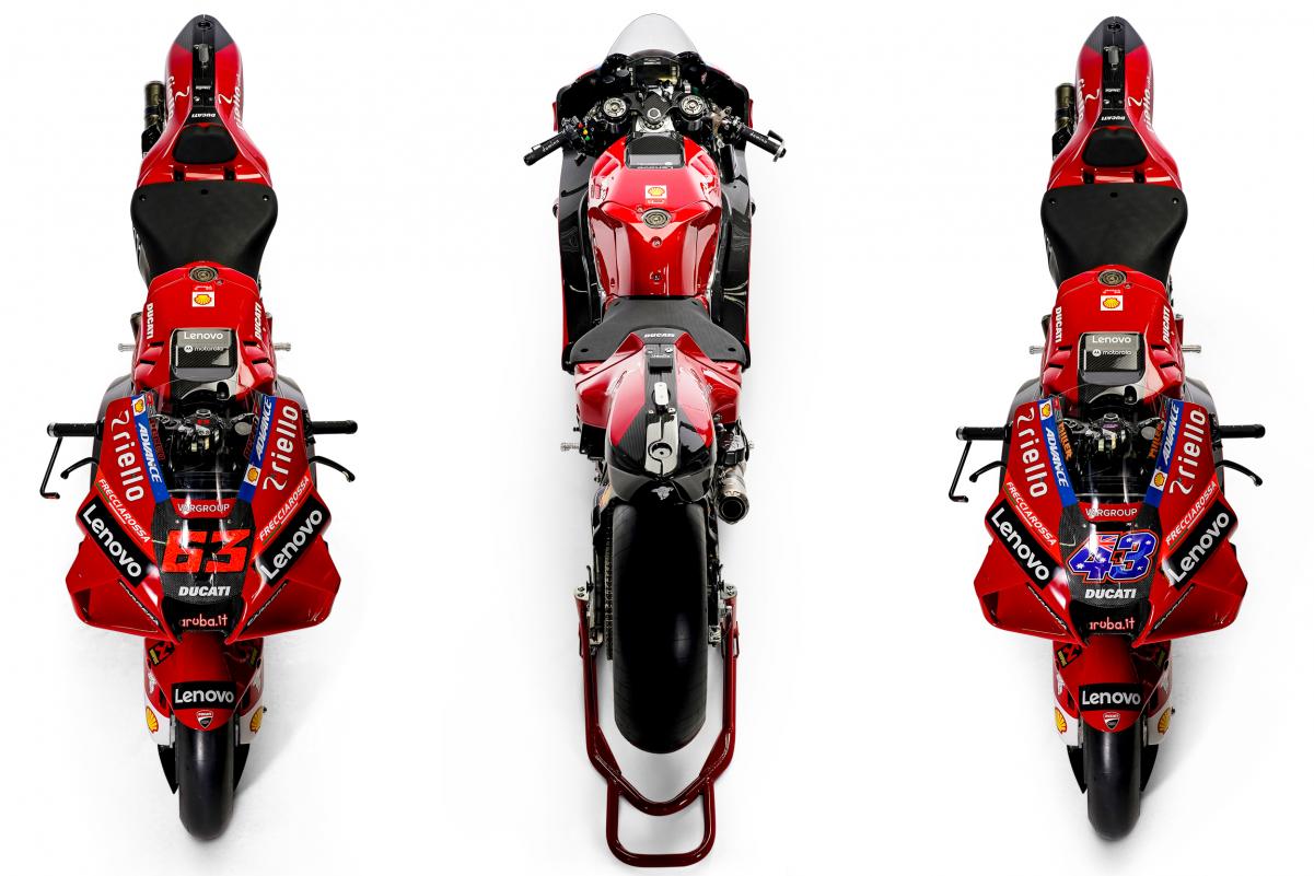 Francesco Bagnaia e Jack Miller (Ducati) - Apresentação Ducati MotoGP 2022