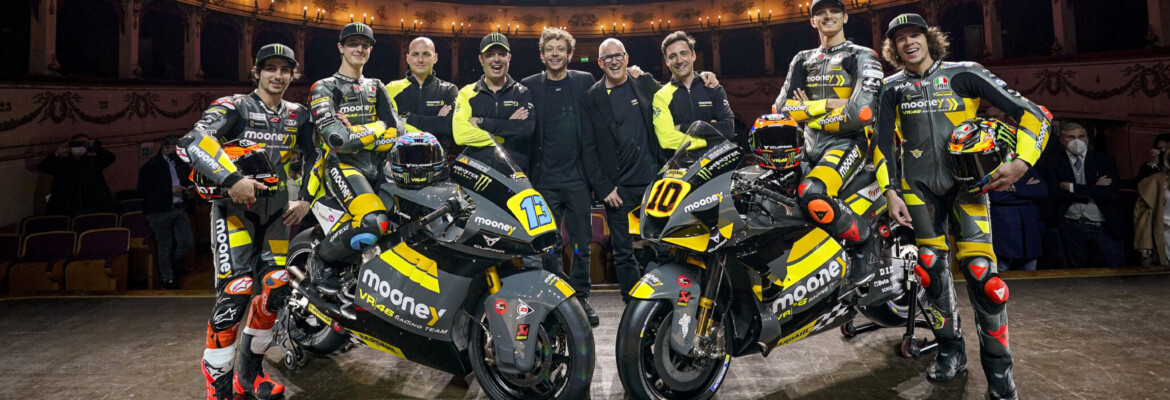 VR46 mostra pintura para temporada 2022 da MotoGP em evento na Itália