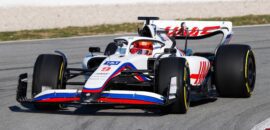Haas mostra o verdadeiro VF-22 durante shakedown em Barcelona