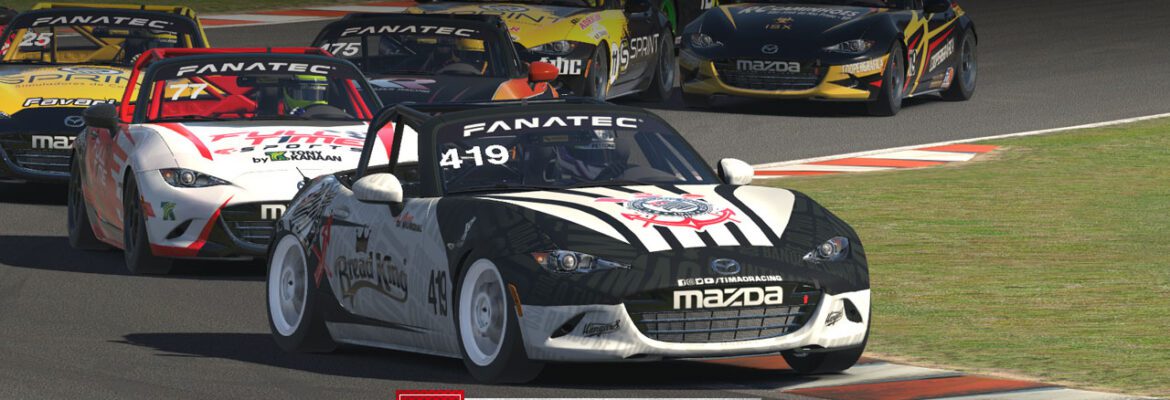 F1BC MX5 Cup: Festa do Timão, com Jamison Sampaio e Raphael Silva vencendo baterias em Okayama