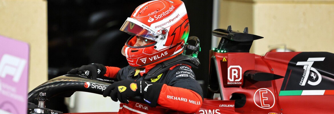 Parque Fechado: Leclerc faz a pole da F1 no Bahrein com Verstappen em segundo e Sainz em terceiro