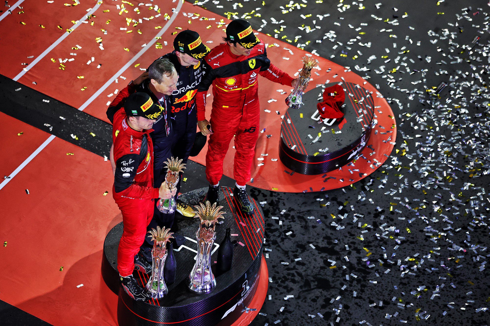 Galeria: as imagens do GP da Arábia Saudita com vitória de Verstappen na F1 F1 2022, Arábia Saudita, Pódio