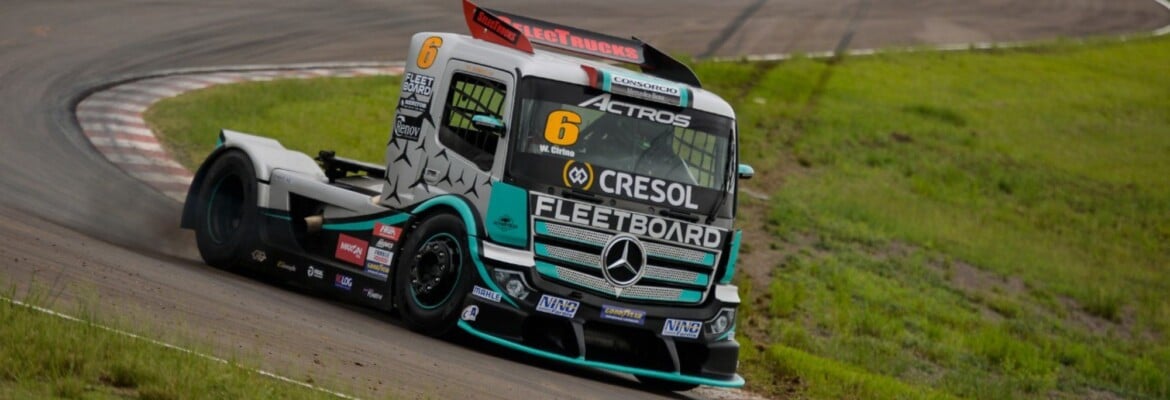 Truck: Em dia molhado, Cirino desbanca Beto na abertura dos treinos livres