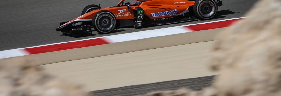 Décimo na tomada, Felipe Drugovich larga na pole position na primeira corrida da Fórmula 2 no Bahrein