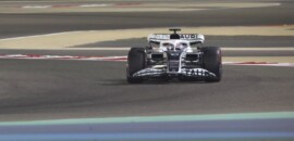 Gasly lidera dia 1 de testes da F1 no Bahrein encerrado com bandeira vermelha. Fittipaldi é 15º