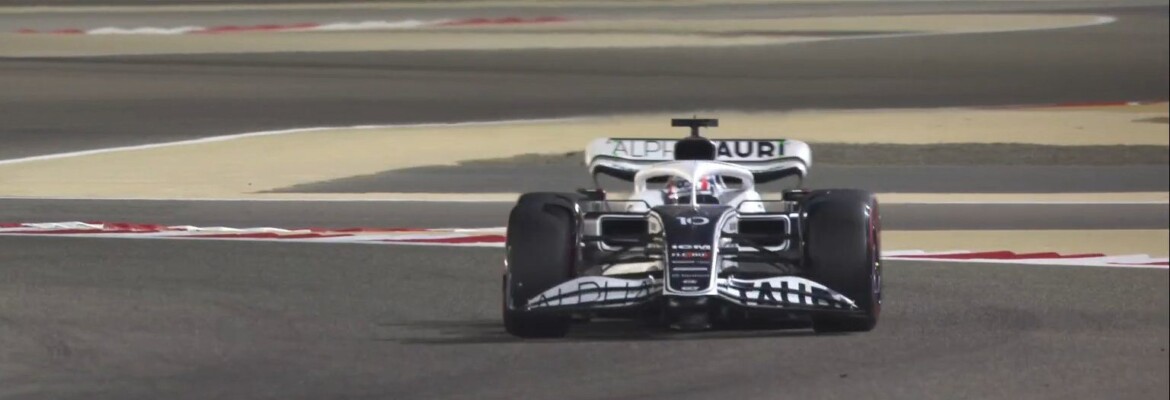 Gasly lidera dia 1 de testes da F1 no Bahrein encerrado com bandeira vermelha. Fittipaldi é 15º
