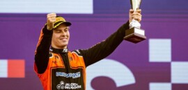 Hughes brinca com ‘onda brasileira’ em rede social após vitória de Drugovich na F2