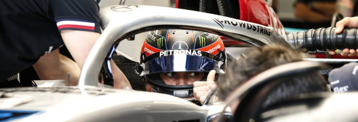 Russell comemora seu primeiro pódio em 2022 no GP da Austrália de F1