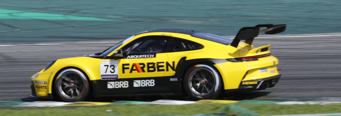 Equipe Farben abre temporada da Porsche Cup em Goiânia com Enzo Elias no carro #73