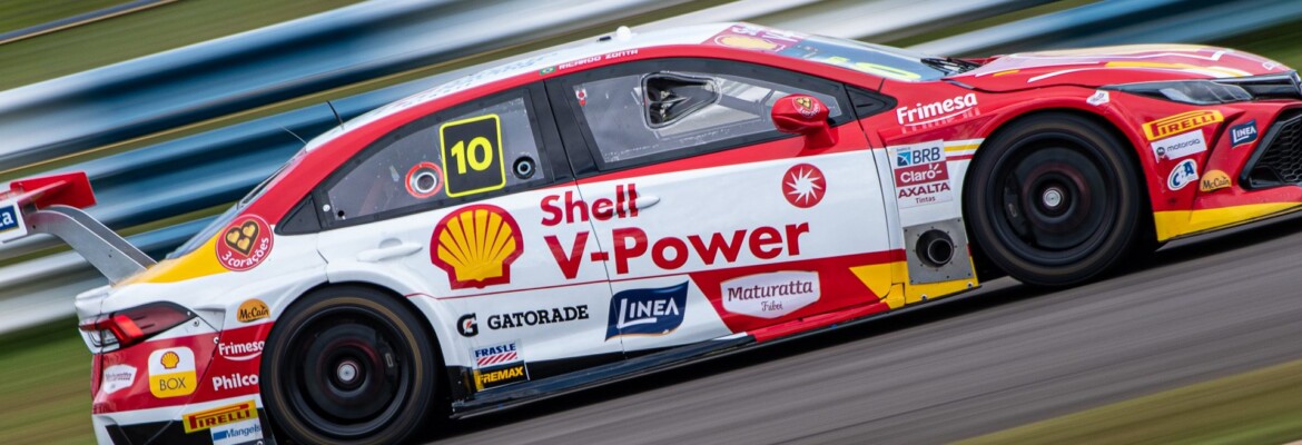 Ricardo Zonta coloca a Shell em terceiro lugar no treino livre da Stock Car em Goiânia