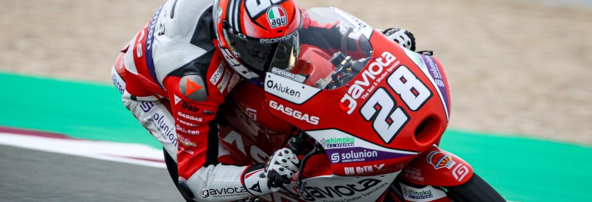 Guevara surge no fim e crava tempo mais veloz na Moto3 no Catar; Moreira é 24º