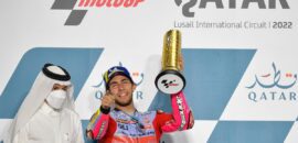 Bastianini dedica primeira vitória na MotoGP à memória de Gresini