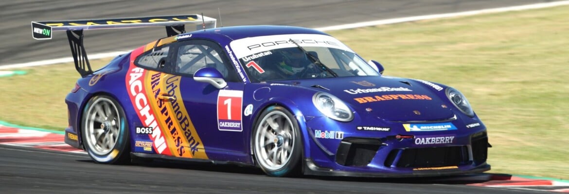 Porsche Cup: Urubatan Júnior celebra vitória após pneu furar nas voltas finais