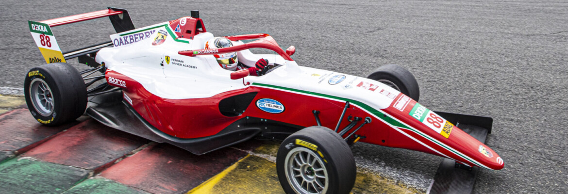 Rafael Câmara é segundo nas duas corridas da F4 alemã em Spa no sábado