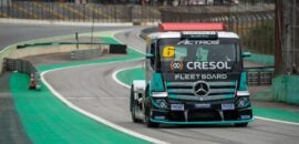 Freios à prova na segunda passagem da Copa Truck por Interlagos em 2022