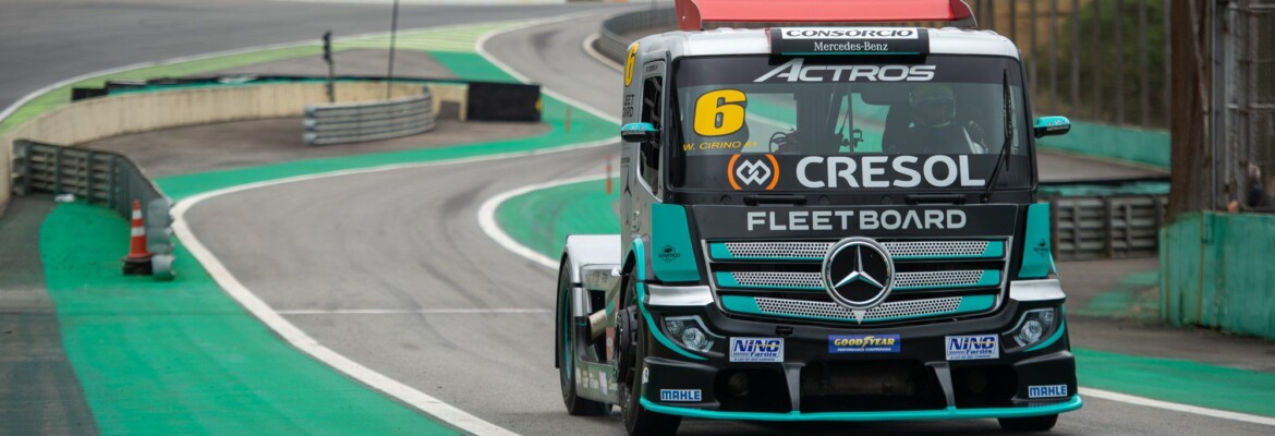 Freios à prova na segunda passagem da Copa Truck por Interlagos em 2022