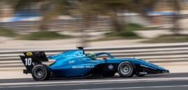 Caio Collet crava o segundo tempo em sessão de teste coletivo da FIA F3 em Barcelona
