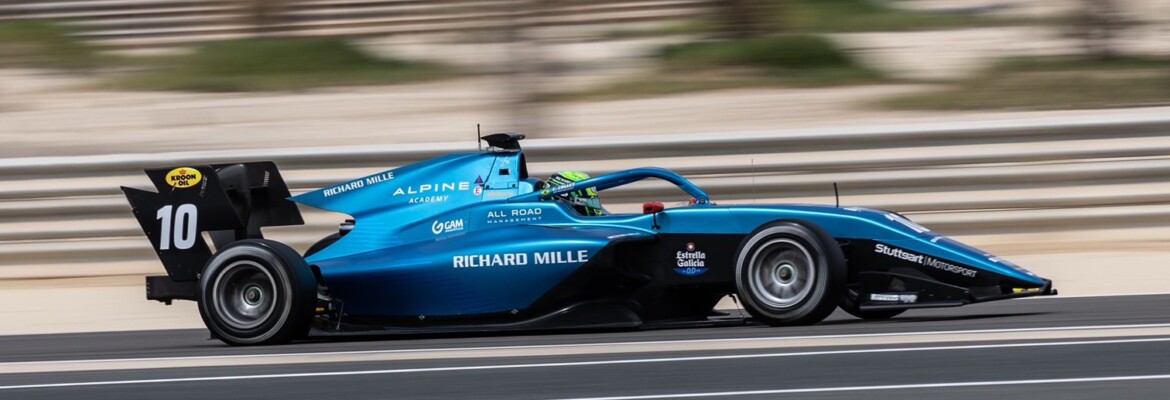 Caio Collet crava o segundo tempo em sessão de teste coletivo da FIA F3 em Barcelona