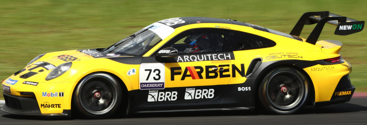 Piloto Farben Enzo Elias larga em 23º e termina no pódio em Goiânia