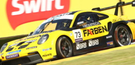 Piloto Farben Enzo Elias vence corrida da Carrera Cup no Velocitta