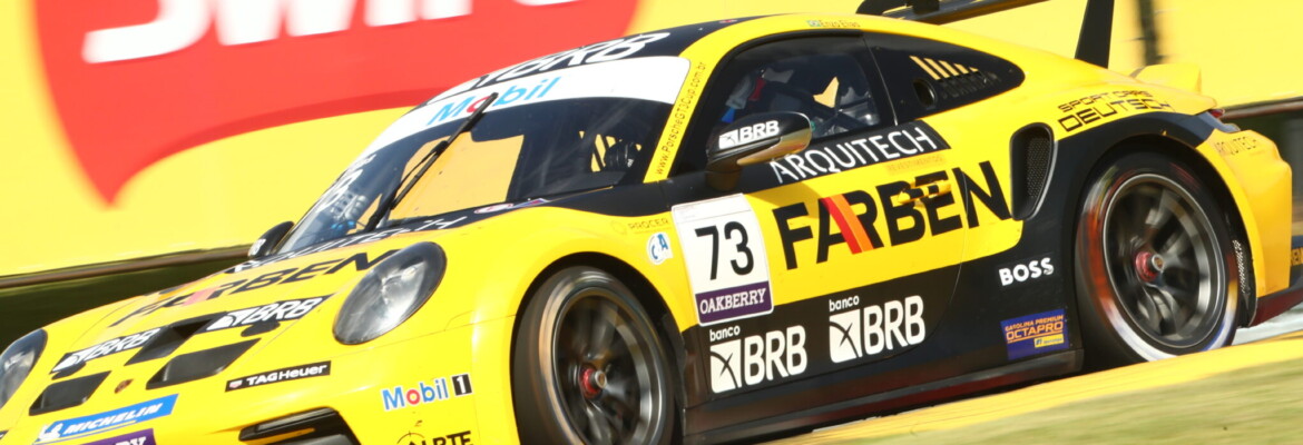 Piloto Farben Enzo Elias vence corrida da Carrera Cup no Velocitta