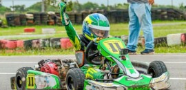 Vicente da Silva conquista pódio com terceiro lugar na Copa SP Light de Kart