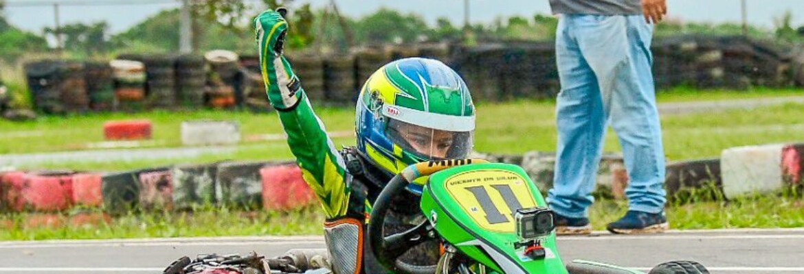 Vicente da Silva conquista pódio com terceiro lugar na Copa SP Light de Kart