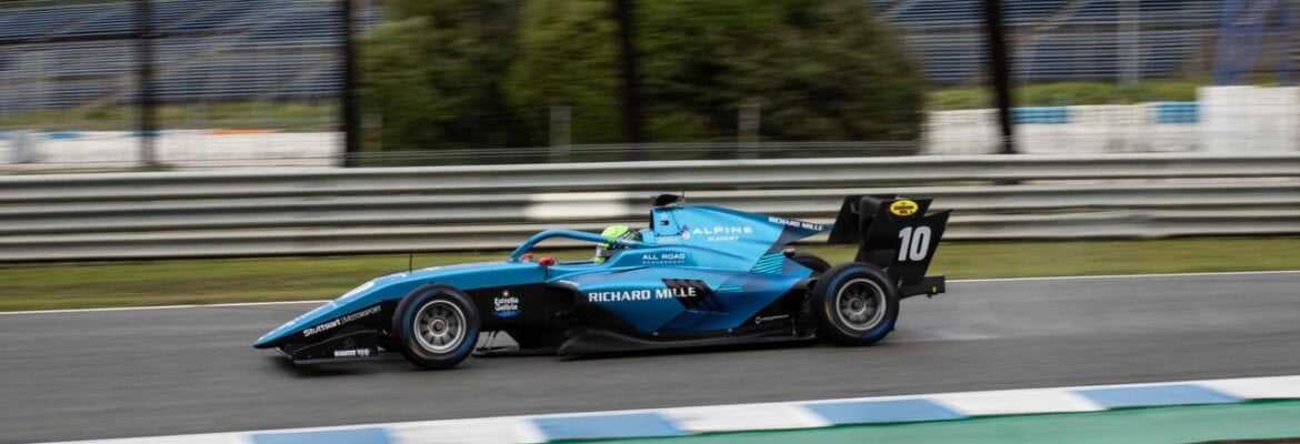 Caio Collet é terceiro em sessão de teste coletivo da FIA F3 em Jerez