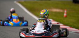 Miguel Costa se destaca com terceiro lugar em bateria no Europeu de Kart