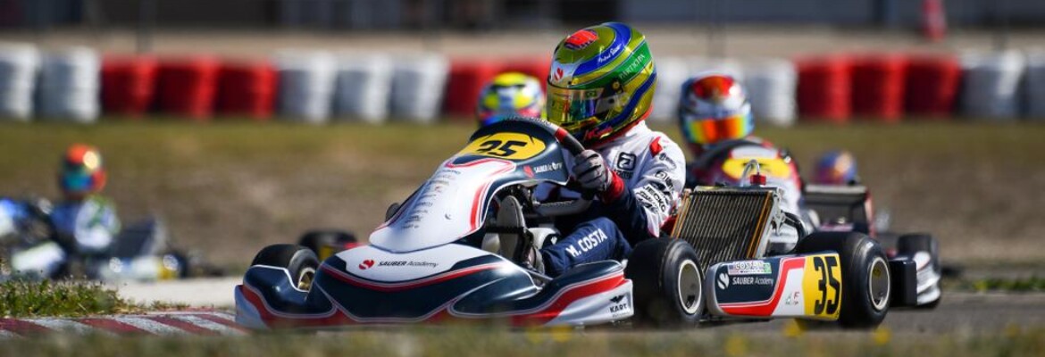 Miguel Costa busca manter bom desempenho na segunda etapa do Europeu de Kart