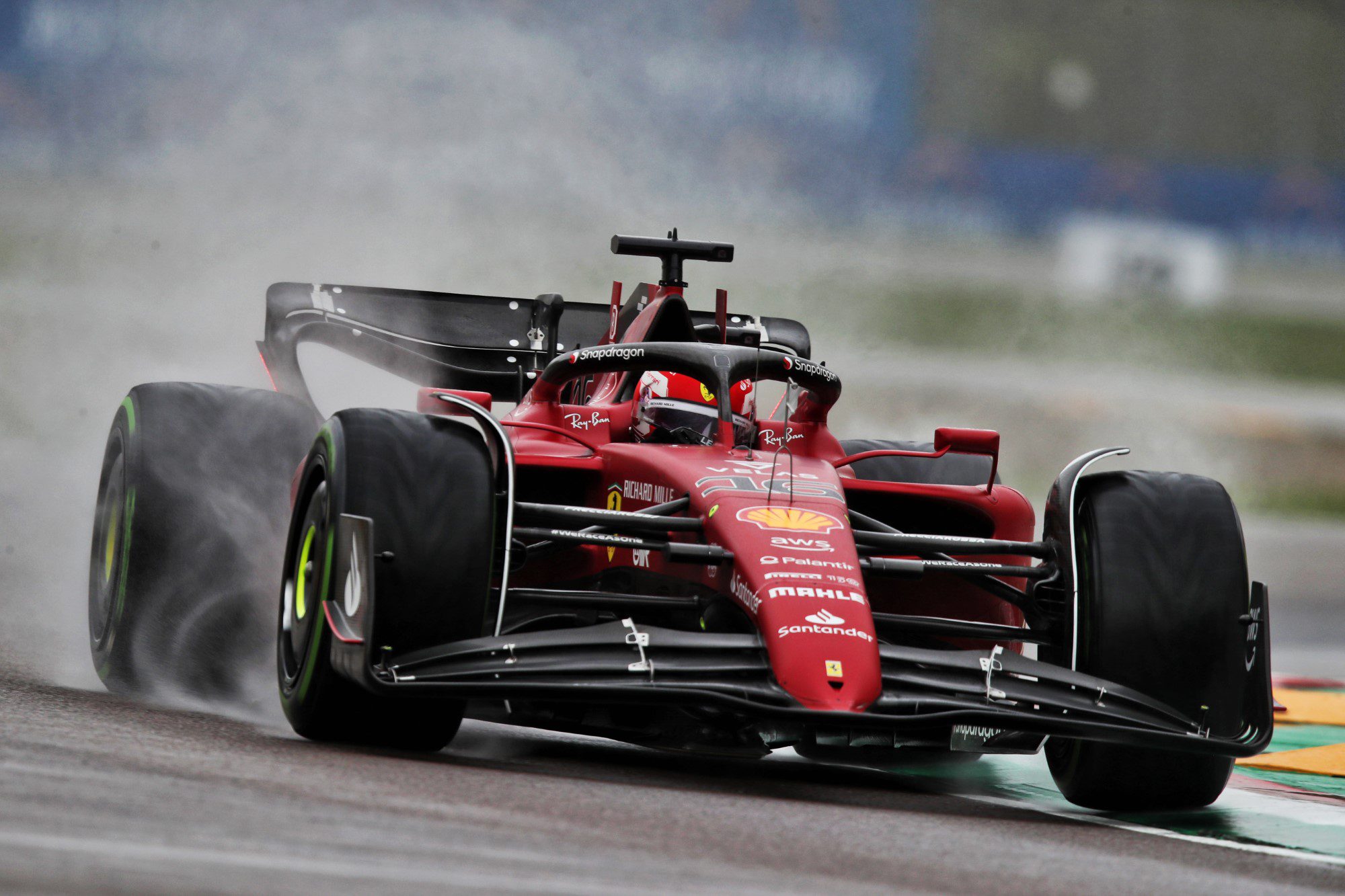 Com Chuva Em mola Leclec Lidera Dobradinha Da Ferrari Para O GP Da 