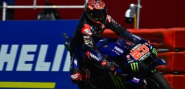 Quartararo lamenta 8º na Argentina e reclama de moto da Yamaha: “ridícula”