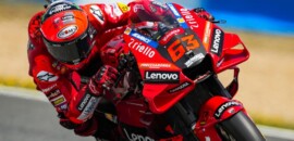 Bagnaia bate Quartararo e crava 1º pole na MotoGP em 2022 na Espanha