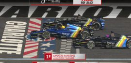 F1BC Indy Legacy: Terceira trinca da Leaner, Jonatas vence em Charlotte, e os três empatam nos pontos
