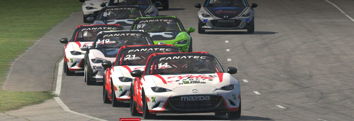 F1BC MX5 Cup: Pedro de Oliveira (Full Time) vence duas baterias alucinantes em Summit Point