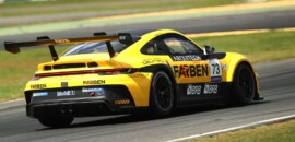 Elias fala sobre ‘reset’ após furo no pneu na Porsche Cup: “Há coisas fora do nosso controle”