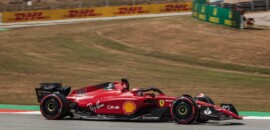 Leclerc volta a ser mais rápido no treino livre do GP da Espanha da F1