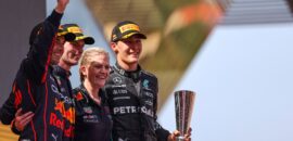 Verstappen e Russell felizes que o incidente da curva 3 não foi investigado