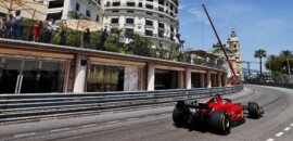 Leclerc garantiu a pole position em Mônaco. Perez e Sainz bateram no fim