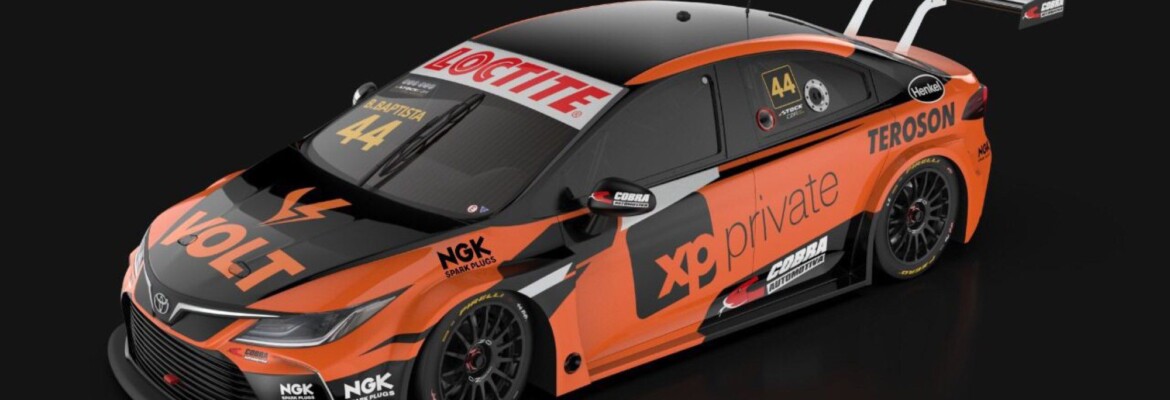 Após pódio no Rio, Bruno Baptista estreia cor laranja “Verstappen” em seu carro de corrida neste domingo