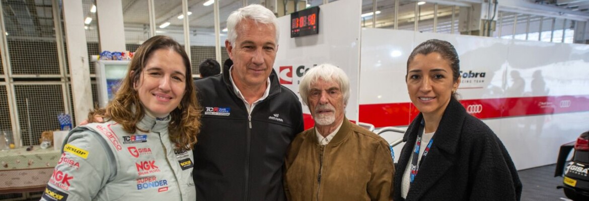 Flosi e Ecclestone visitam Interlagos para conhecer o TCR South America