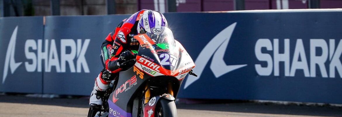 Casadei vê queda de Zannoni e vence na MotoE em Le Mans. Granado é 7º