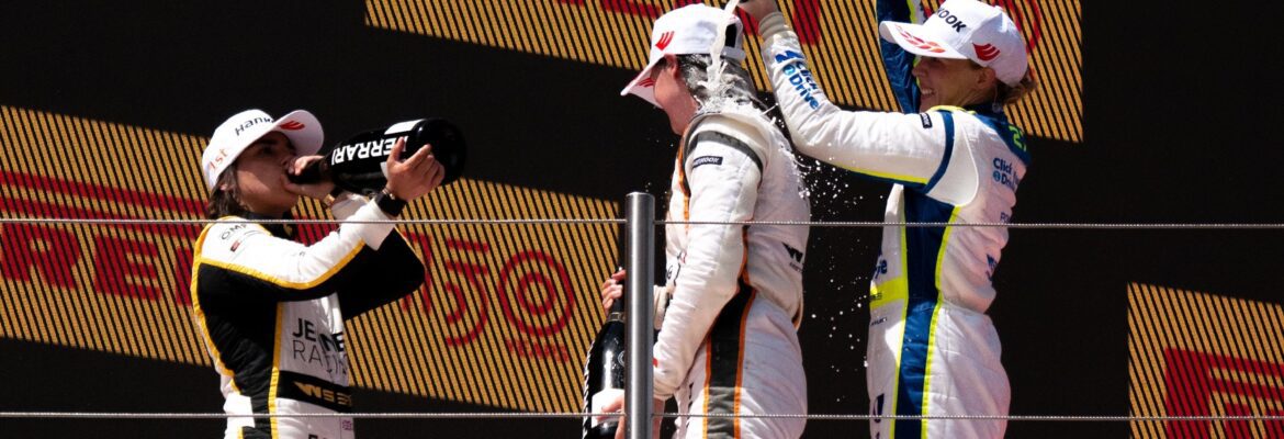 Pulling ressalta bom ritmo de Chadwick, mas comemora pódio na W Series na Espanha