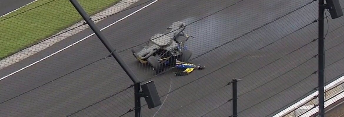 Indy 500: Herta perde controle do carro e capota durante o Carb Day