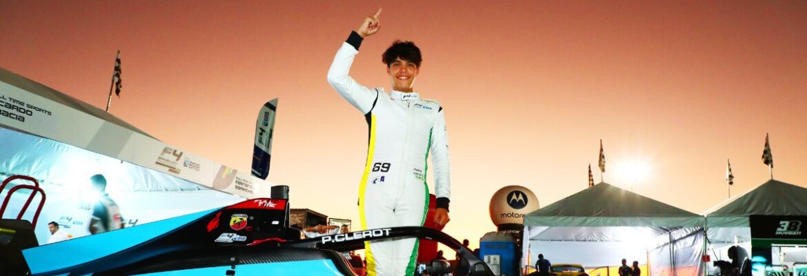 Pedro Clerot fatura primeira pole position da F4 Brasil