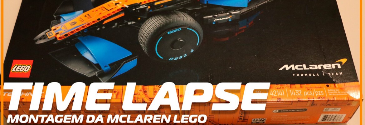 Vídeo: time lapse, a montagem do Lego McLaren