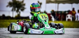 Vicente da Silva estreia em Tarumã no Sul-Brasileiro de Kart