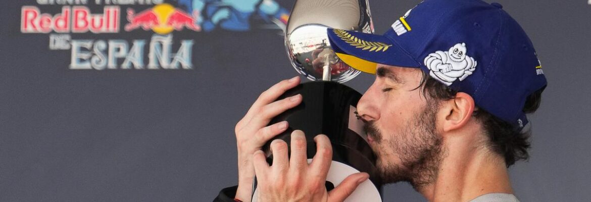 Bagnaia comemora vitória na Espanha: “acho que estou de volta”